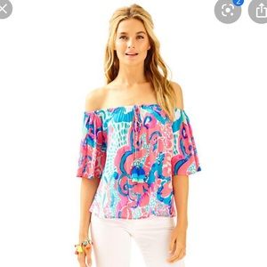 EUC Lilly Pulitzer Sain top